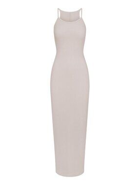 SKIMS | Dresses | Skims Shine Spandex Jersey Long Dress Sienna | Poshmark